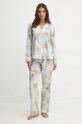 Пижама Lauren Ralph Lauren ткань голубой ILN92354