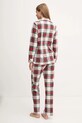 Pyžamo Lauren Ralph Lauren ILN92376F béžová AW24