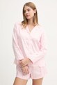 Pyžamo Lauren Ralph Lauren růžová ILN72396