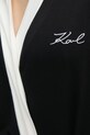Kućni ogrtač Karl Lagerfeld 240W2107 crna