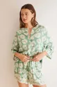 zielony women'secret piżama CITRIC SUMMER Damski