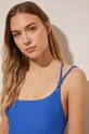 women'secret jednoczęściowy strój kąpielowy TROPIQUE niebieski