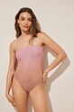 women'secret egyrészes fürdőruha SHIMMER rózsaszín 5527114