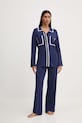 Πιτζάμα United Colors of Benetton πλεκτό ύφασμα σκούρο μπλε 36MX3P032