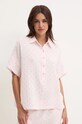 United Colors of Benetton pijamale de bumbac 46CG3P00K roz AW24