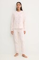 United Colors of Benetton pijama set roz 360T3P030