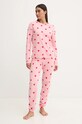Παντελόνι πιτζάμας United Colors of Benetton 39R73F03M ροζ NC24