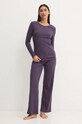Піжамні штани United Colors of Benetton 32WA3F03P фіолетовий NC24
