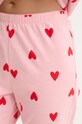 Горнище на пижама с дълги ръкави United Colors of Benetton розов 39R73M05W