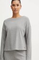 Пижамный лонгслив United Colors of Benetton трикотаж серый 3MUD3M06B