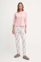 United Colors of Benetton pizsama nadrág x GARFIELD 3RDY3F03L rózsaszín AW24
