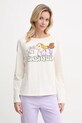 Odzież United Colors of Benetton piżama bawełniana x DISNEY 3VD03P03E beżowy
