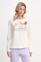 Îmbrăcăminte United Colors of Benetton set de pijama de bumbac x DISNEY 3VD03P03E bej