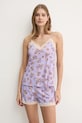Піжамний топ United Colors of Benetton 3QT73H00F фіолетовий AW24