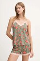 United Colors of Benetton maglietta notte top verde 3QT73H00F