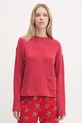 Пижамный лонгслив United Colors of Benetton трикотаж красный 3Q413M06F
