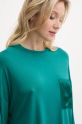 United Colors of Benetton longsleeve piżamowy turkusowy 3ZEW3M06P