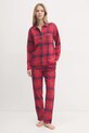 Хлопковая пижама United Colors of Benetton хлопок красный 43UL3P00O