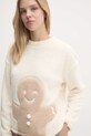 Піжамна кофта United Colors of Benetton бежевий 3UKC3M06S