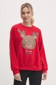 Пижамная кофта United Colors of Benetton трикотаж красный 3DFQ3M06R