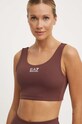 Спортивний бюстгальтер EA7 Emporio Armani м'яка коричневий TJKLZ.6DTH58.1755