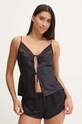 Chantelle maiou de pijama munte negru C22EI5