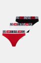 Diesel stringi UFST-STARS-THREEPACK 3-pack drobny wzór multicolor 00SE0K.0NJAP