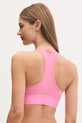 Diesel sutien sport UFSB-COTTON-RACE-BRALETTE A14591.0HMAU roz AW24