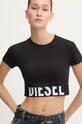 Tričko Diesel UFSB-COTTON-RACE-BRALETTE čierna A14593.0HMAU