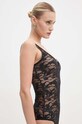 Боді Diesel UFBY-D-OVAL-LACE-BODYSUIT чорний A15370.0DRAK