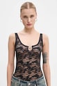 Diesel body UFBY-D-OVAL-LACE-BODYSUIT A15370.0DRAK negru