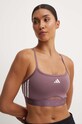 adidas Performance biustonosz sportowy Hyperglam miękka fioletowy IX3227