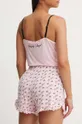 Pižama kratke hlače Juicy Couture CHERUB FELIX SHORTS roza