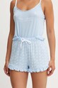 Pyžamové šortky Juicy Couture CHERUB FELIX SHORTS potisk modrá JCLPB224509.134