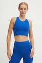 Športová podprsenka Hummel Leo bez kostíc modrá 225612