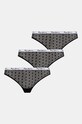 Pepe Jeans tanga DOT MESH 3P THONG 3-pack tanga negru PLU11026
