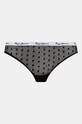 Pepe Jeans tanga DOT MESH 3P THONG 3-pack PLU11026 negru AW24