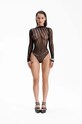 Odjeća Bodi GOD SAVE QUEENS ALIZEE BODYSUIT GSQ.106.370 crna