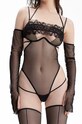 Bodi GOD SAVE QUEENS STARDUST BODYSUIT GSQ.121.370 crna AW24