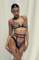 Бюстгальтер GOD SAVE QUEENS FORGET ME NOT BRA аппликация чёрный GSQ.25.111