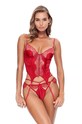 GOD SAVE QUEENS gorset SCARLETT CORSET tkanina różowy GSQ.54.170