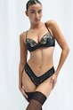 GOD SAVE QUEENS tanga SCARLETT KNICKERS tanga negru GSQ.54.128