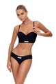 GOD SAVE QUEENS sutien SECOND SKIN BUSTIER intepenit negru GSQ.135.113