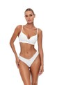 Бюстгальтер GOD SAVE QUEENS SECOND SKIN BRA WIRE-FREE трикотаж белый GSQ.135.114