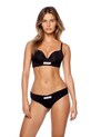 Brazílske nohavičky GOD SAVE QUEENS SECOND SKIN PANTY BRAZILIAN nohavičky čierna GSQ.135.125