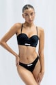 GOD SAVE QUEENS stringi SECOND SKIN THONG dzianina czarny GSQ.135.124