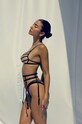 Пояс для чулок GOD SAVE QUEENS FORGET ME NOT SUSPENDER чёрный GSQ.25.130