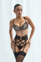 GOD SAVE QUEENS stringi GISELLE THONG czarny GSQ.110.128