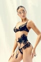 Στρινγκ GOD SAVE QUEENS SCARLETT THONG GSQ.54.122 μαύρο AW24