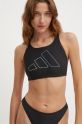 adidas Performance costum de baie din două piese Big Bars IS4726 negru AW24